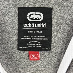 Ecko Unltd Shirt Mens XL Gray Marled Short Sleeve Logo Streetwear New With Tags