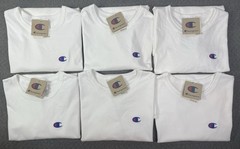 Champion Heritage Tee Lot of 6 Men’s Size MEDIUM New with Imperfections