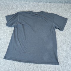 T Shirt Powerhouse Gym Large Black Mens Cotton Y2K Faded Gym Tee USA Mahwah