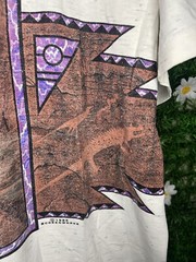 Vintage 1993 Grand Canyon Art Wrap Around AOP T-Shirt XL Outdoor Nature Eagle
