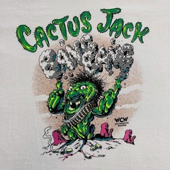 1991 WCW CACTUS JACK Vintage T-Shirt Reprint