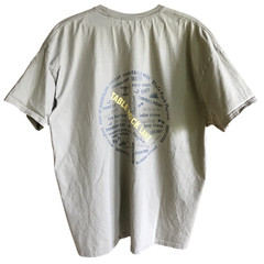 Upcycled Table Rock Lake T-shirt w/ Marinas & Landmarks Light Green Size 2XL