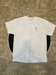 Travis Scott Cactus Jack White Graphic Logo T-Shirt XL Short Sleeve Crew Neck