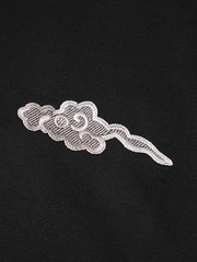 Niepce Men’s Cloud Dragon Embroidery Tee Japanese Streetwear T-Shirt