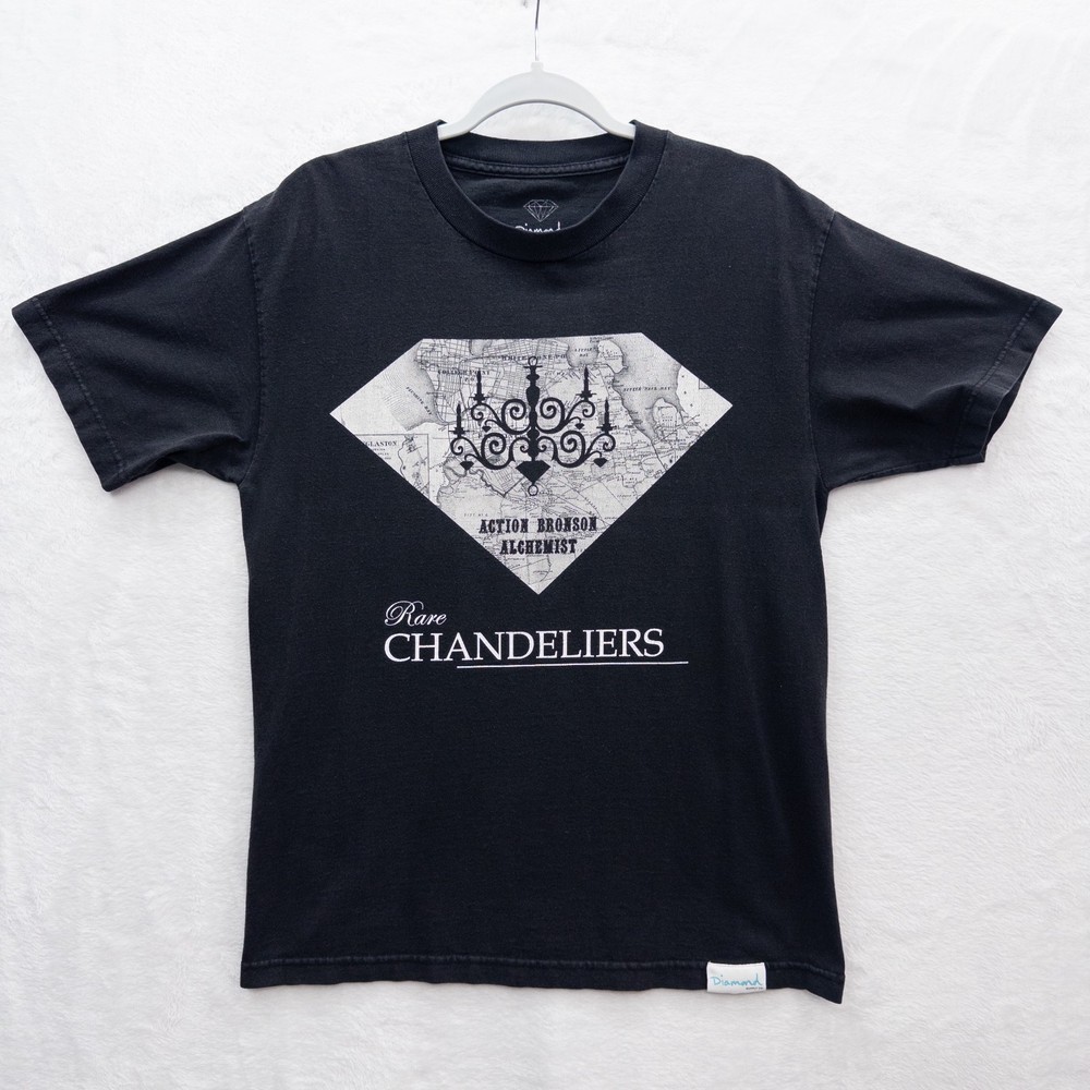 Diamond Supply Rare Chandeliers Action Bronson Alchemist Graphic Tee Sz M