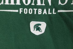Vtg Nike Men S Travis Scott Mini Swoosh Michigan State University Football Shirt