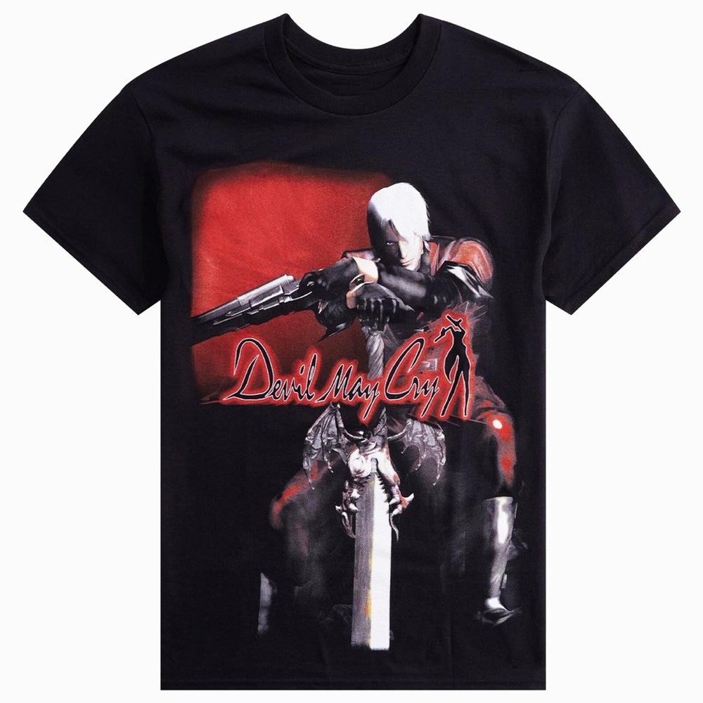 Devil May Cry Game Cover T-Shirt Unisex Short Sleeve Shirt Gift for Fan S-5XL