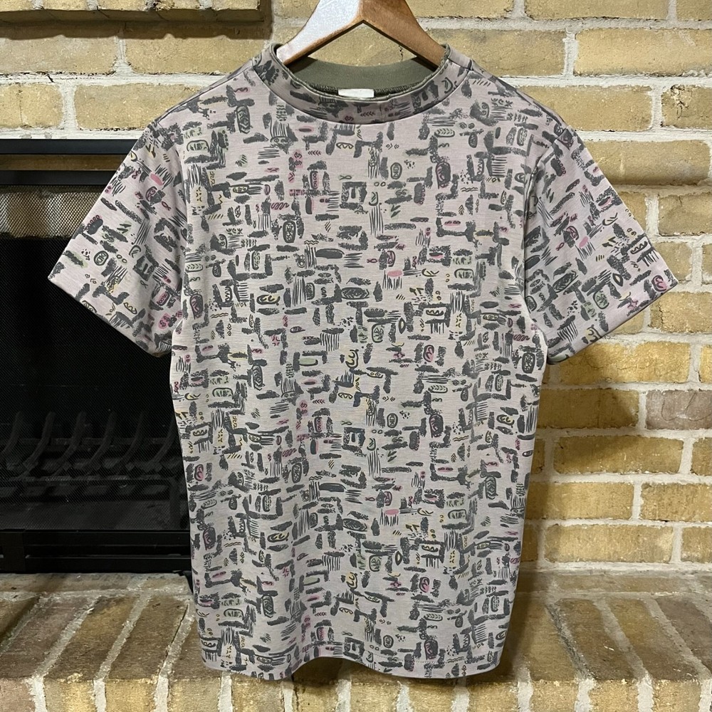 Vintage 80’s H&H Beach Surf Printed T Shirt Size Medium