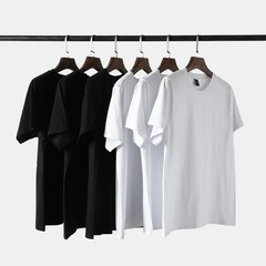 2025 New Men’s T-Shirt Cotton High Quality Short Sleeve Pure-Color Casual Tee