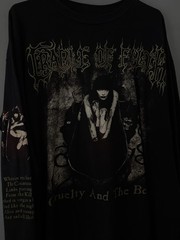 Vintage 90s Cradle Of Filth Cruelty And The Beast 1998 Long Sleeve Your Shirt