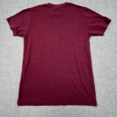 Cleveland Is The City T-Shirt Mens M Maroon Homage Tri-blend Graphic Made in USA