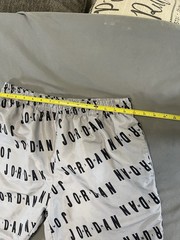 Air Jordan Nike Mens Shorts Gray Black Mesh Lined Sz LG