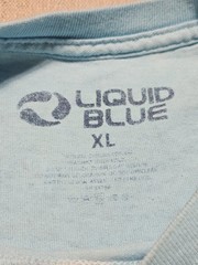 2000 Liquid Blue Y2K Aquatic Sea Life Dolphin Octopus Tie Dye TShirt XL Nature