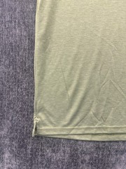 Apt. 9 Premier Flex Henley Shirt Mens Medium Green Classic Casual Short Sleeve