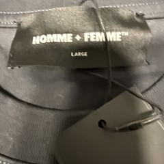 Homme Femme Ride Or Die L T Shirt Black. Boxy Fit. $120 Retail