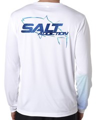 Salt Addiction long sleeve microfiber saltwater fishing t shirt uv upf 50+ Logo