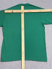 Vintage Hanes Shirt Mens XL Green Beefy-T Heavyweight Cotton Crewneck Blank Tee