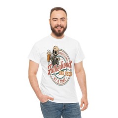 Surviving Fatherhood One Beer Skeleton Tee