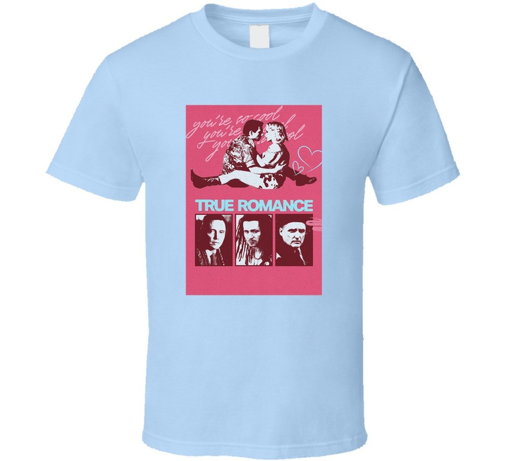 True Romance Movie Tee 90s Romance Thriller Film Fan T Shirt