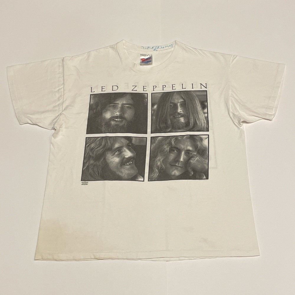VINTAGE LED ZEPPELIN 90s SELF PORTRAIT PHOTO T SHIRT (LARGE)