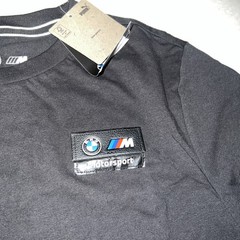 Puma BMW Motorsport MMS Racer Logo Men’s T Shirt Black Sz XL $40 NEW