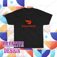 DOORDASH Logo T- Shirt Funny Size S to 5XL