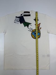 Louis Vuitton MNG Comics Intarsia Crewneck T-Shirt White Size M NWT