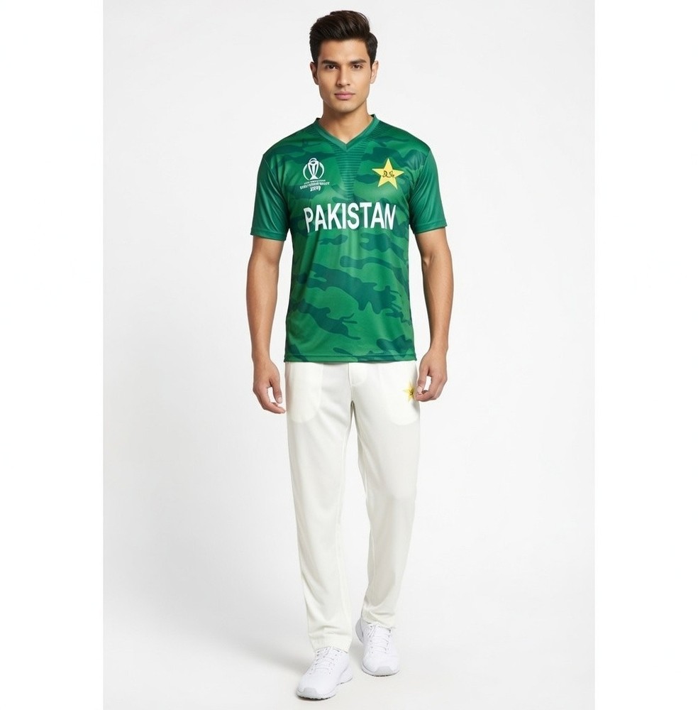 Men’s Cricket Jersey T Shirt Top Australia India Pakistan England Bangladesh