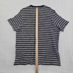 Common People T-Shirt Men’s L Navy Striped NWT Short Sleeve NEW Super Soft Crew