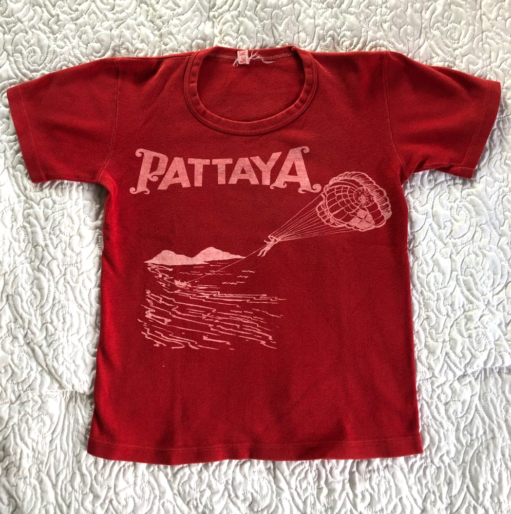 Vintage 1970’s T-Shirt – Thailand – Pattaya Beach