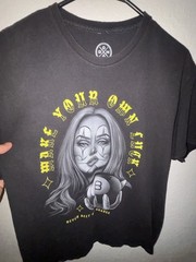 DOM “Make Your Own Luck” Graphic T-Shirt Featuring Pinup Girl with 8 Ball