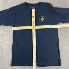 Volcom Stone Men’s Large Navy Blue Short Sleeve Palm Tree Graphic T-Shirt