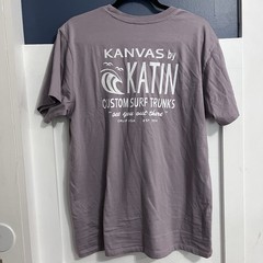Kanvas By Katin large Men T-shirt Logo 100% Organic Cotton Lavender