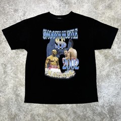 Vintage Smooth Hustle Lifestyle Shirt Mens XL Black 2002 Boxing Graphic 2000s
