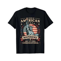250th Anniversary 250 Years of America T-Shirt Vintage Statue of Liberty Graphic
