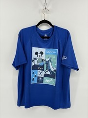 UPF Disney Blizzard Beach Blue Short Sleeve Tee with Graphic XL