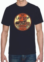 Adult DryBlend® T-Shirt – ( LAST STOP – BIKER / CHOPPER)