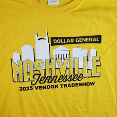 Gildan Shirt Mens XL Dollar General Vendor Tradeshow 2025 Nashville T-Shirt NWOT