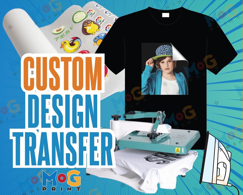 Custom Heat Transfer Prints T-shirt Transfer Sheets Ready to Press Wholesale DTF