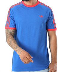 NEW MENS ADIDAS ORIGINALS CALIFORNIA 3 STRIPES TREFOIL SHIRT ~SIZE LARGE #KF353