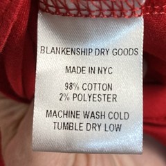 Blankenship Dry Goods Tshirt Men M Red Shark Jaws Elephant Pocketed Surf USA
