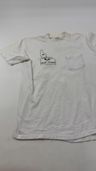 Vintage Idaho City Smoke Chasers Shirt Mens Large White Fire Tee Stedman USA