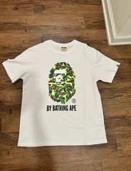 Bape Men’s T-Shirt Camo Black/White/Grey 100% Guaranteed