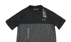 Under Armour Men’s Black UA Tech 2.0 Emboss Crew-Neck Short Sleeve T-Shirt
