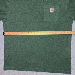 Carhartt Long Sleeve Logo T shirt Men’s Large Loose Fit K231 Green