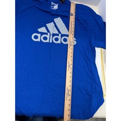 Adidas Mens Go-To Tee Royal Blue Graphic Logo T-Shirt 2XL B289A