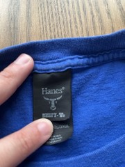 HANES Beefy-T Big & Tall T-Shirt Men’s Size 3XL Blue
