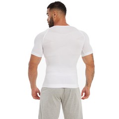 Men’s Compression Shirts V-Neck Workout Abs Abdomen Tummy Control Body Shaper