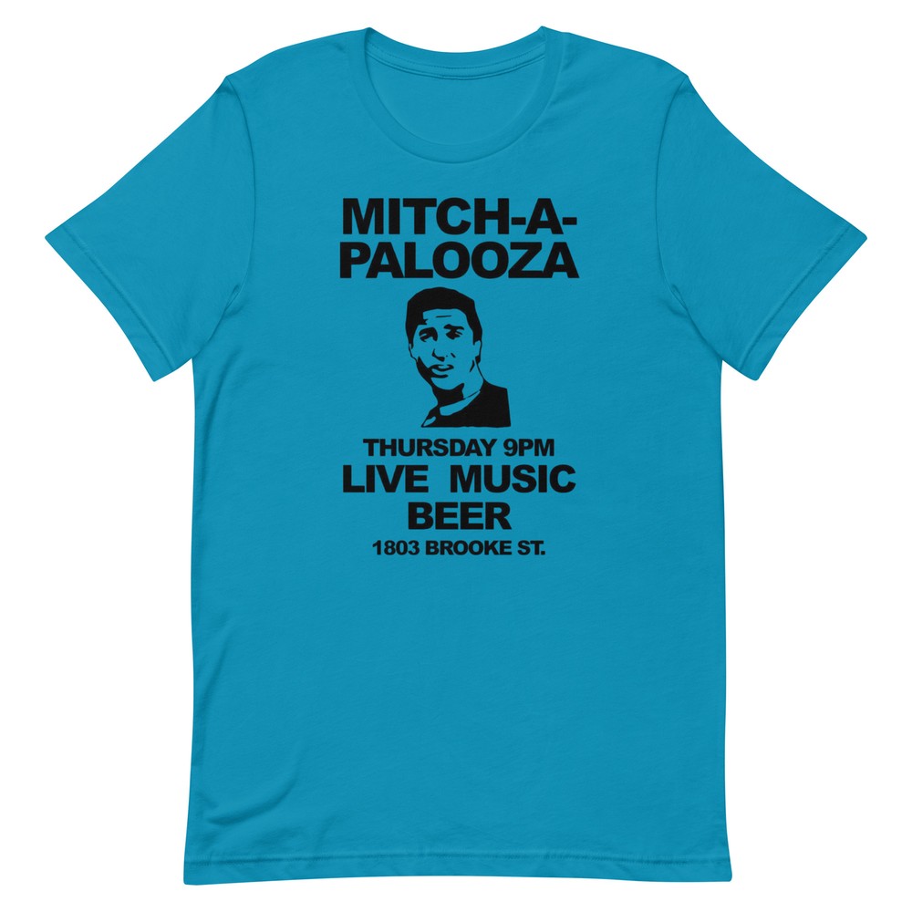 FUNNY MITCH-A-PALOOZA OLD SCHOOL MOVIE T-SHIRT BEER WILL FERRELL LUKE WILSON NEW