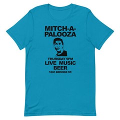 FUNNY MITCH-A-PALOOZA OLD SCHOOL MOVIE T-SHIRT BEER WILL FERRELL LUKE WILSON NEW